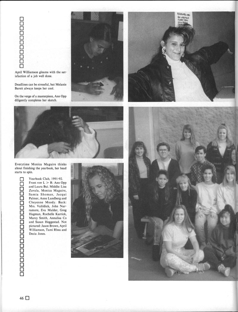1992 Encinian Yearbook